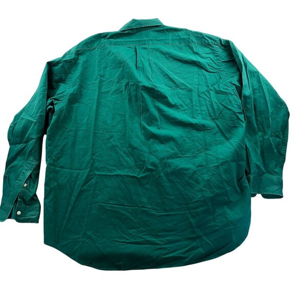 Ralph Lauren Mens Blaire Shirt XXL Green Long Sleeve Button Down Classic Cotton - Picture 2 of 11